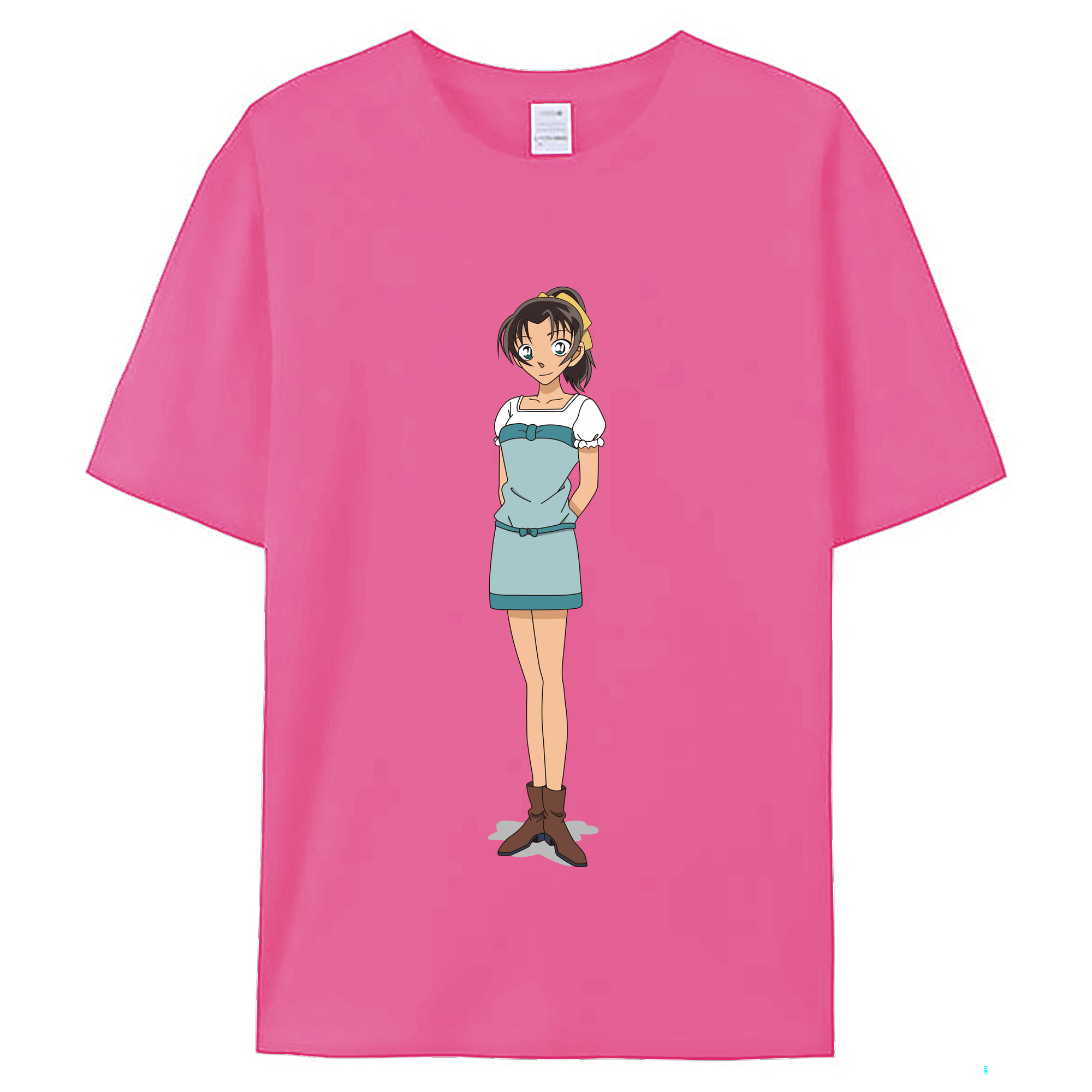 （画像用） 名探偵コナン Detective Conan レディースカジュアルプリントTシャツ（綿100％）